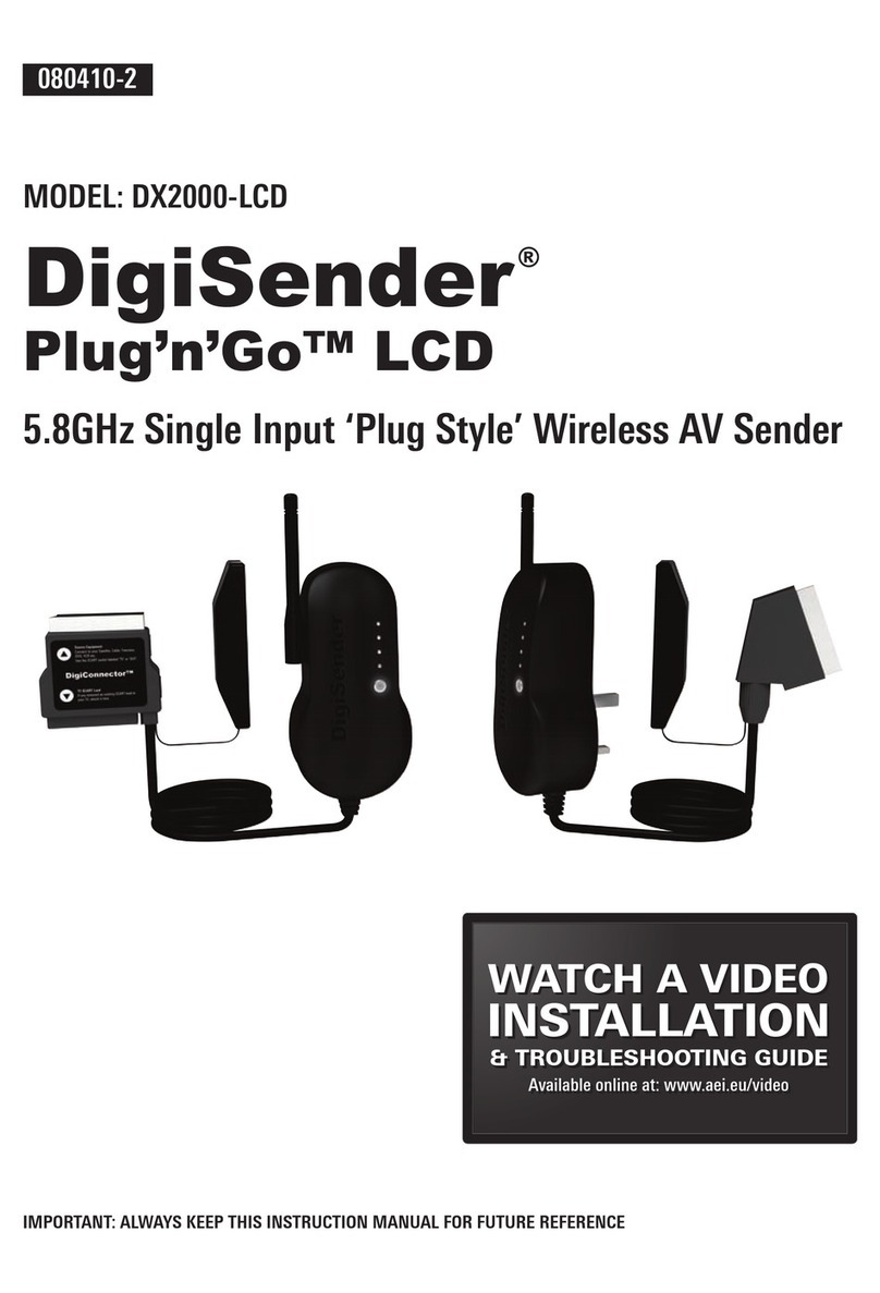 DigiSender Plug'n'Go DX2000-LCD Manual de usuario DigiSender Plug'n'Go DX2000-LCD Manual de usuario