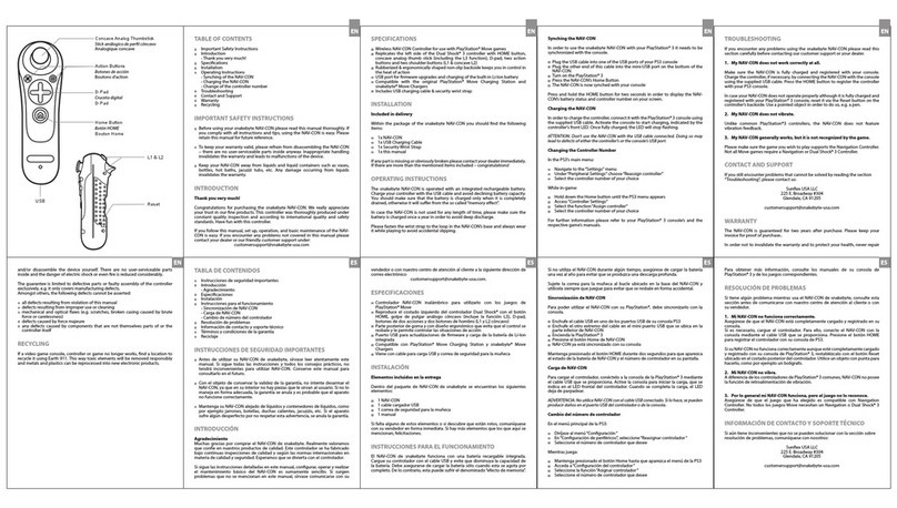 Snakebyte Nav-Con Manual de usuario