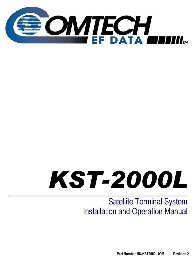 Comtech EF Data KST-2000L Manual de usuario