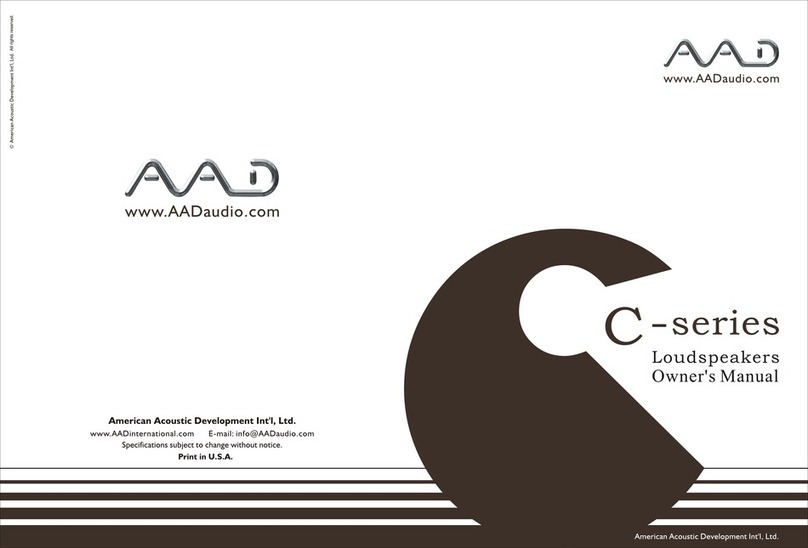 AAD C-Series Manual de usuario