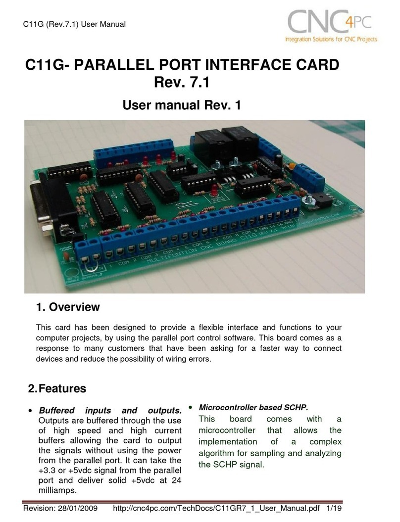 CNC4PC C11G Manual de usuario