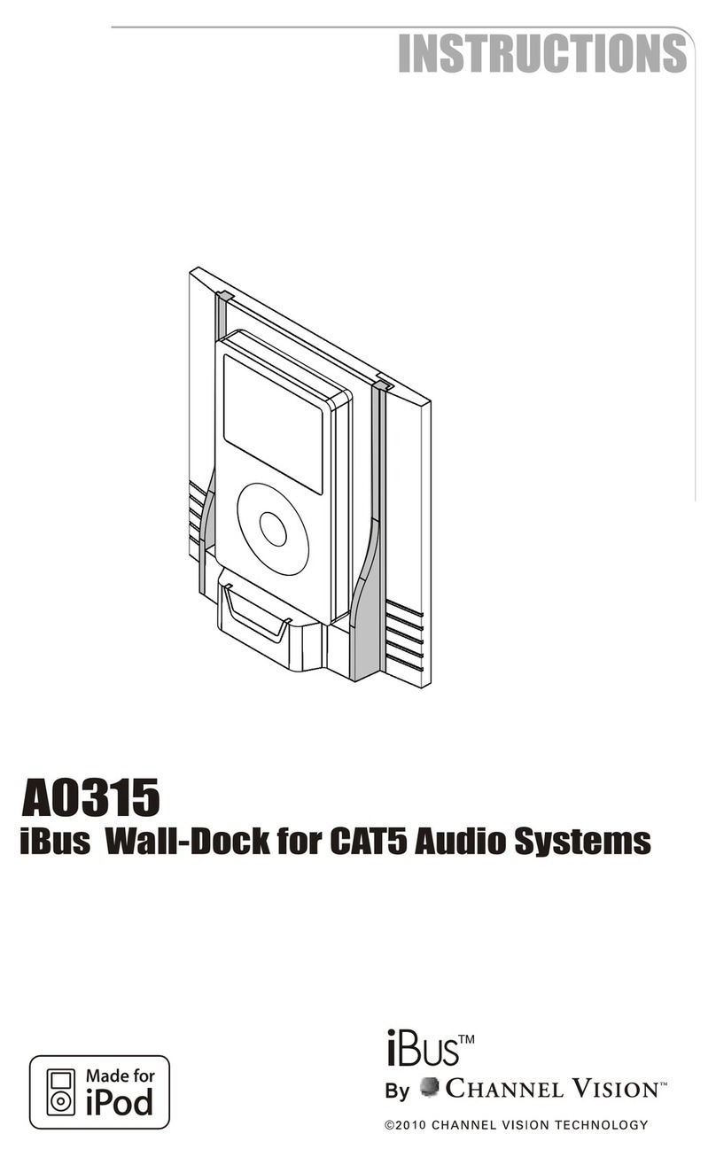 Channel Vision IBUS A0315 Manual de usuario