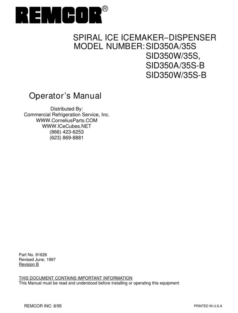 Remcor SID350A/35S Manual de usuario