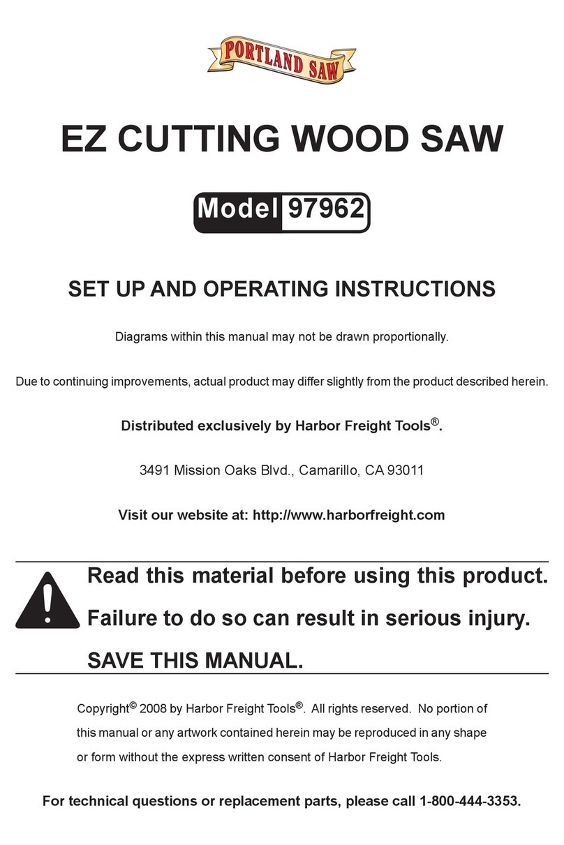 Harbor Freight Tools 97962 Manual de instalación