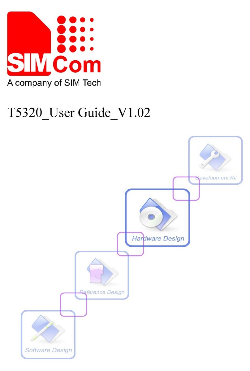 SimCom T5320 Manual de usuario
