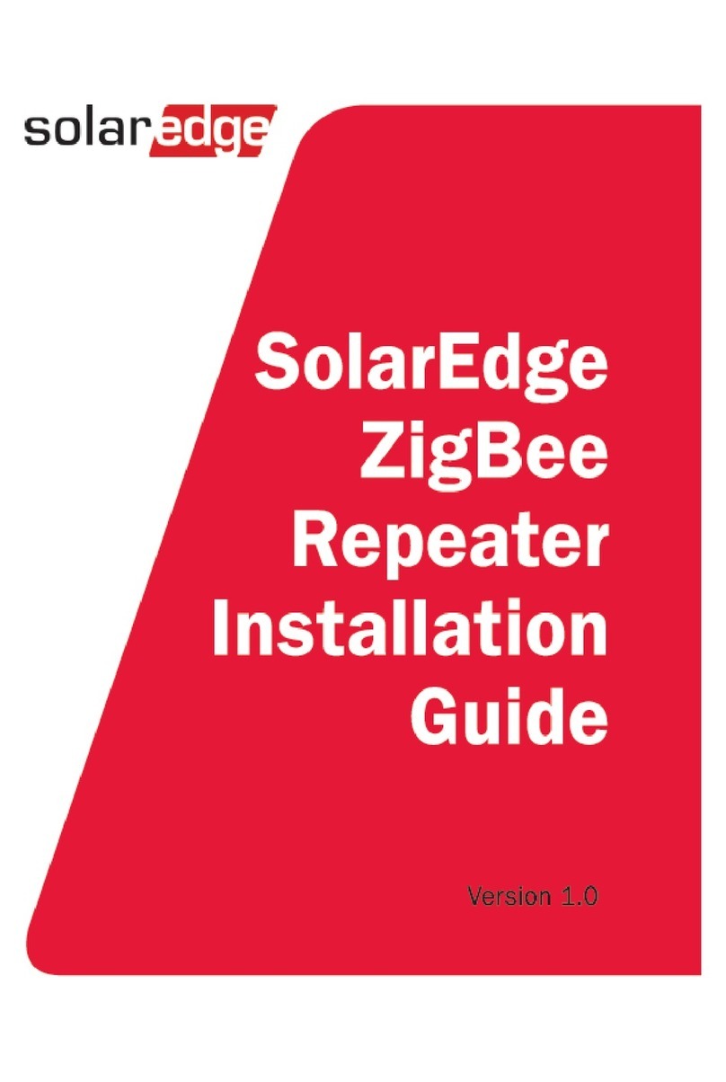 SolarEdge ZigBee Manual de usuario