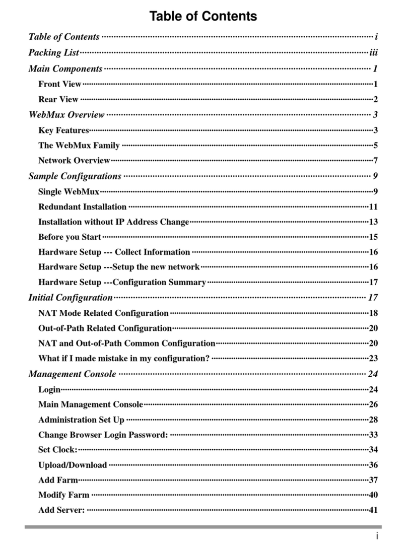 WebMux WM108E Manual de usuario