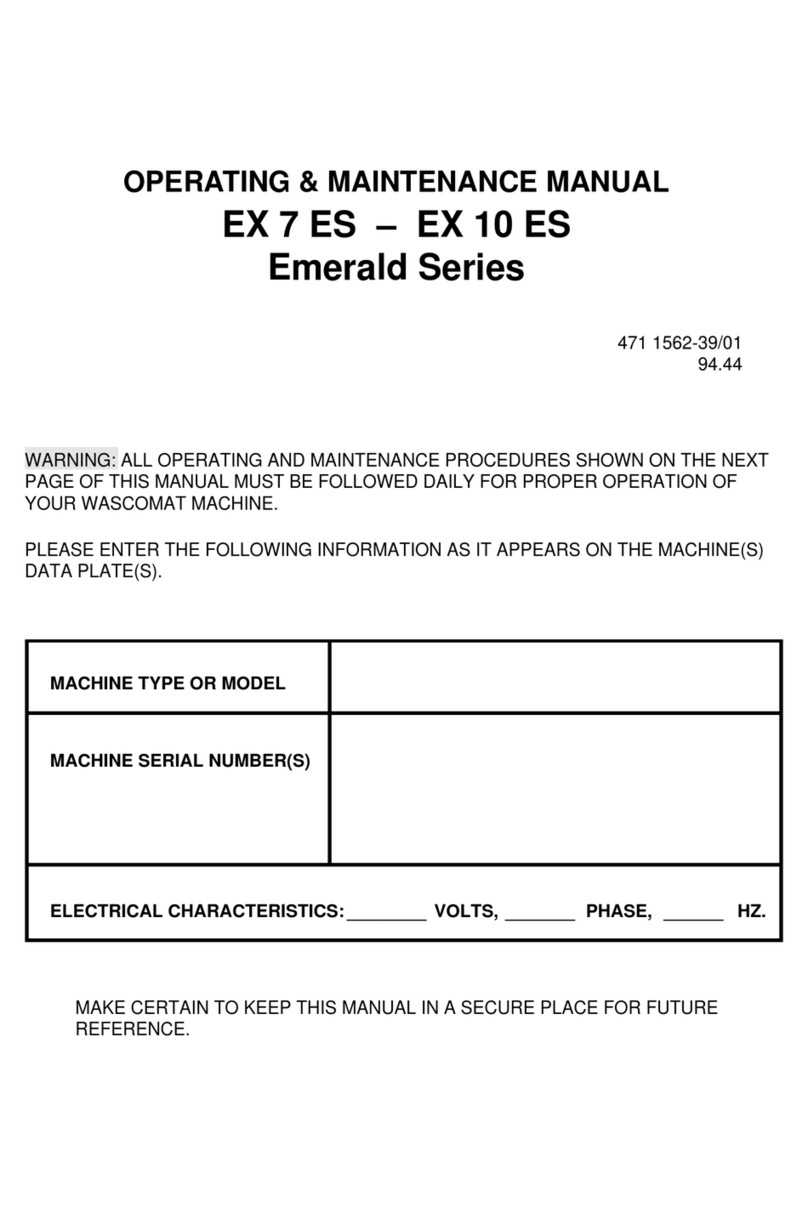 Wascom EX 7 ES Manual de instalación y operación