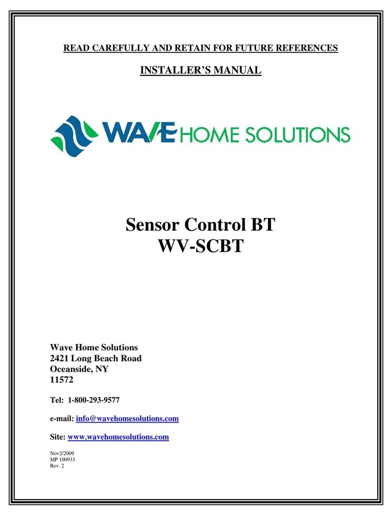 Wave Home Solutions WV-SCBT Guía del usuario