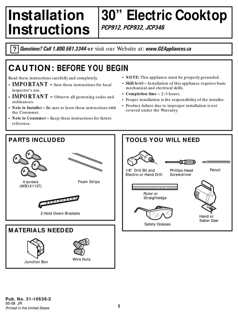 GE PCP912 Manual de usuario