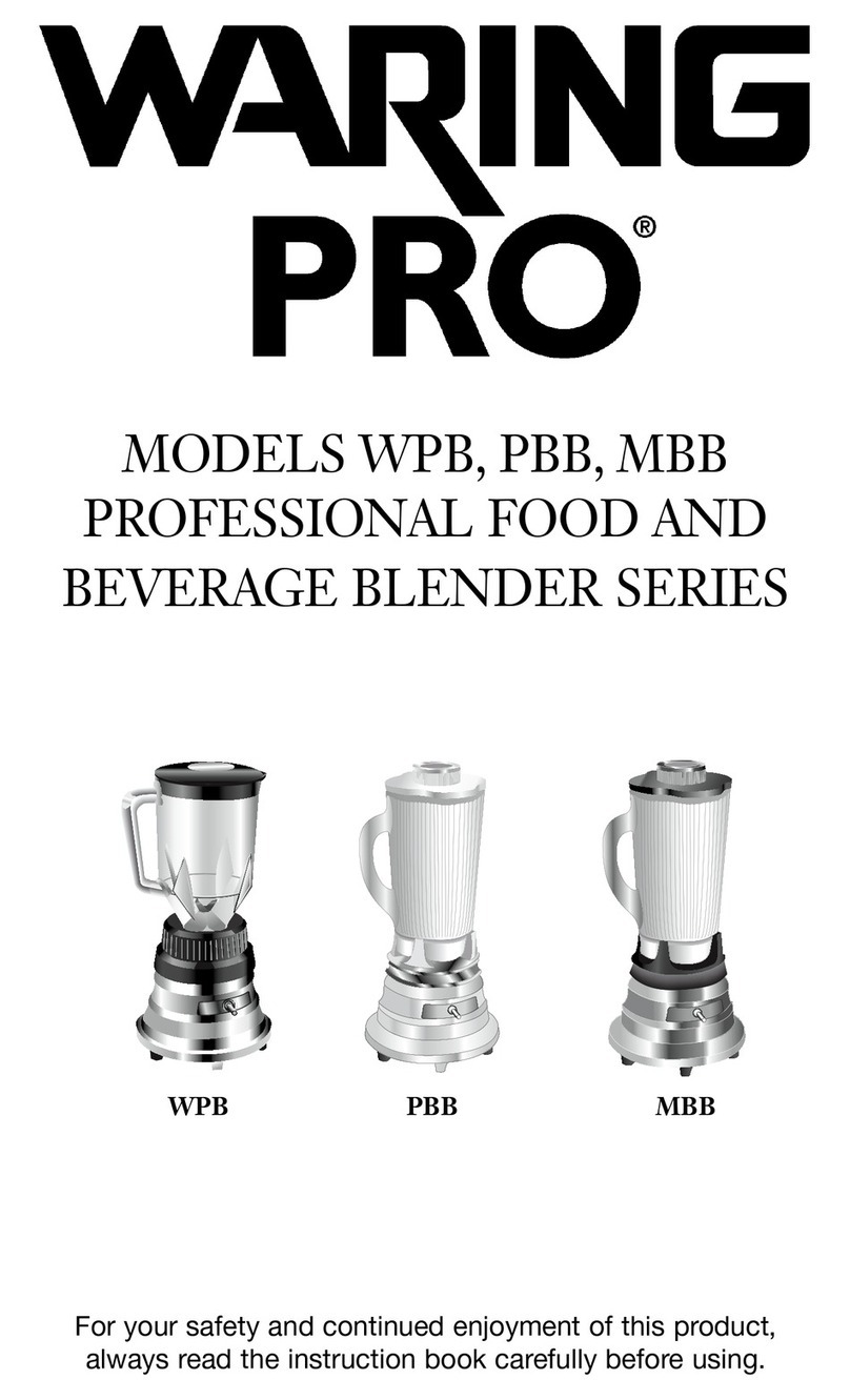 Waring WPB Manual de usuario