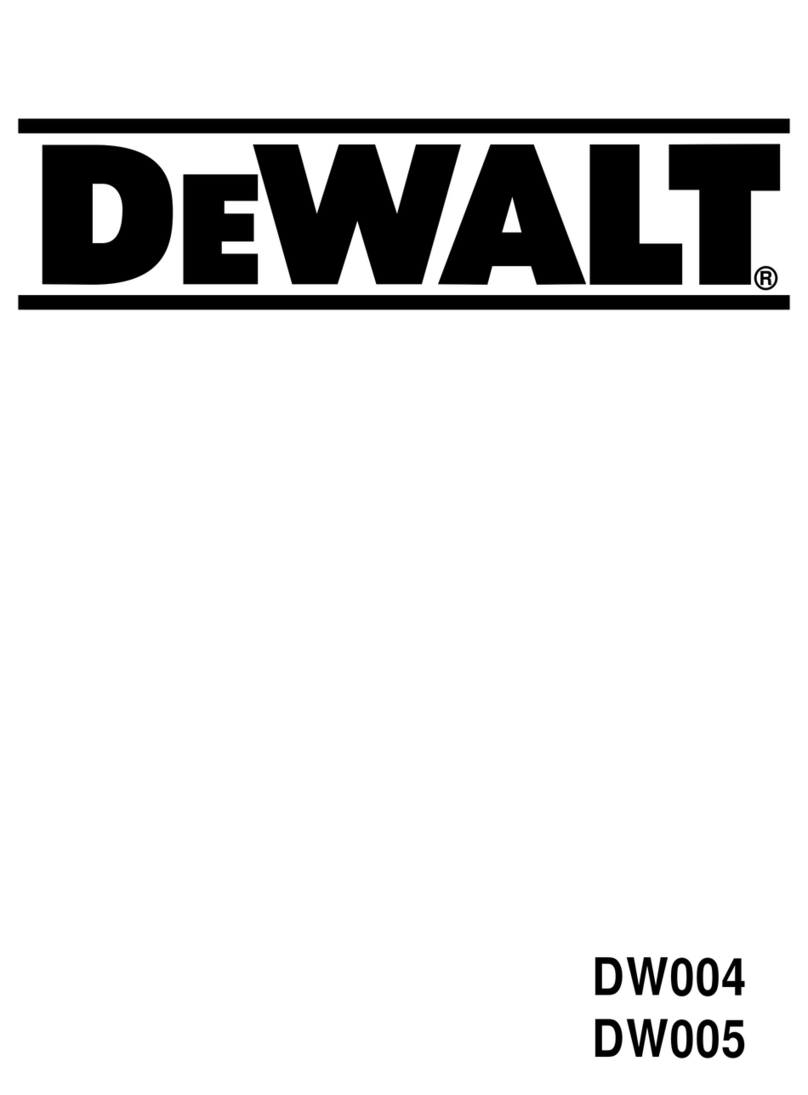 DeWalt DW004 Manual de usuario