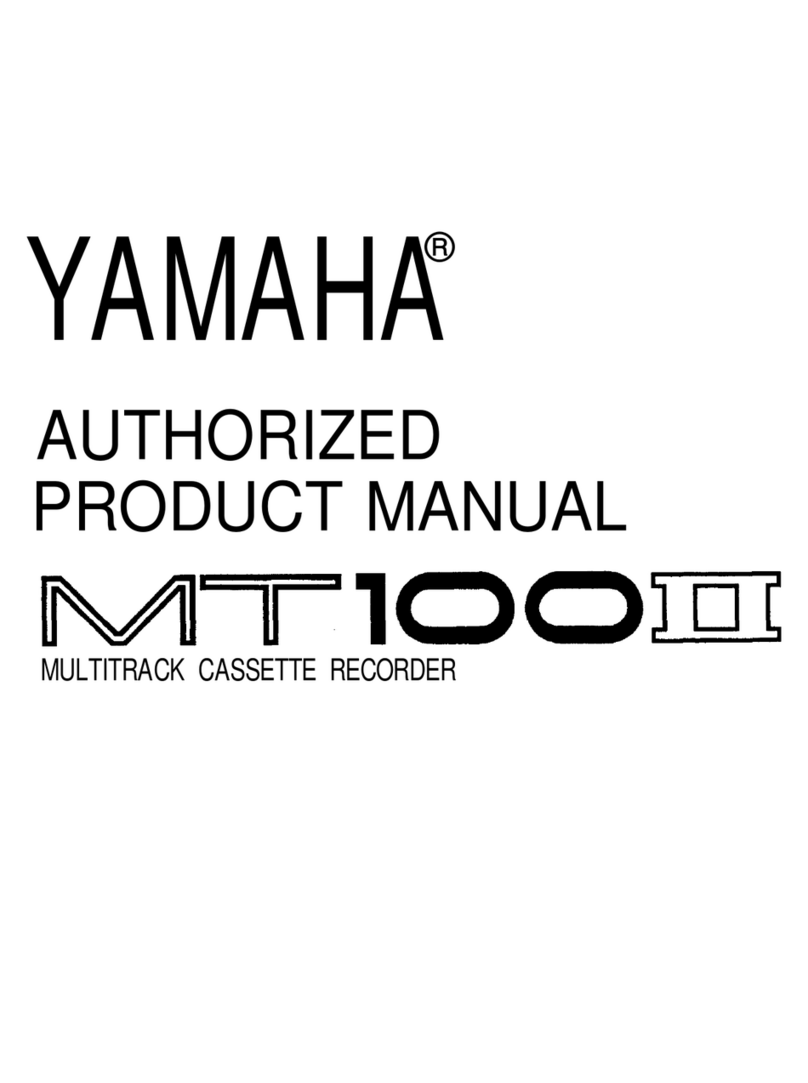 Yamaha MT100II Manual de usuario Yamaha MT100II Manual de usuario