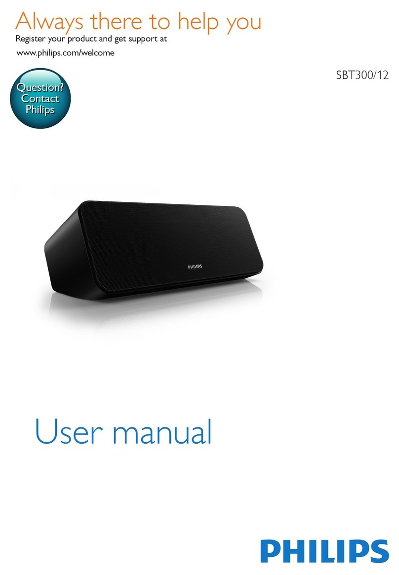 Philips SBT300/12 Manual de usuario