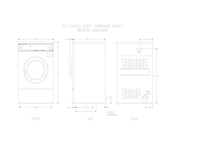 Dexter Laundry 400 EXPRESS Manual de usuario