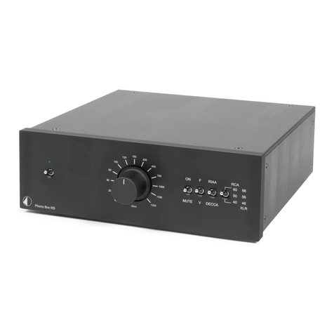 Pro-Ject Audio Systems Box RS Manual de usuario Pro-Ject Audio Systems Box RS Manual de usuario