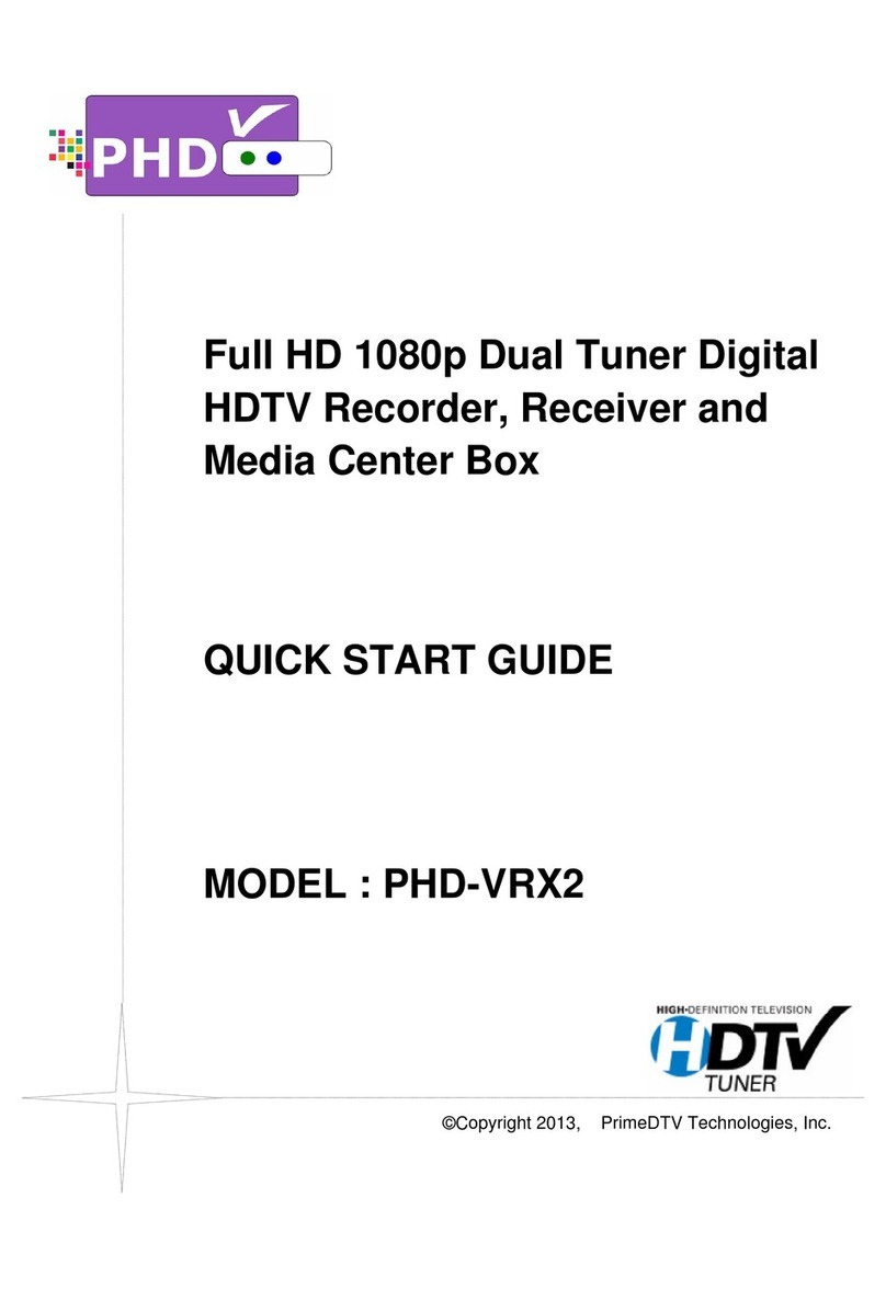 PhDsolutions PHD-VRX2 Manual de usuario