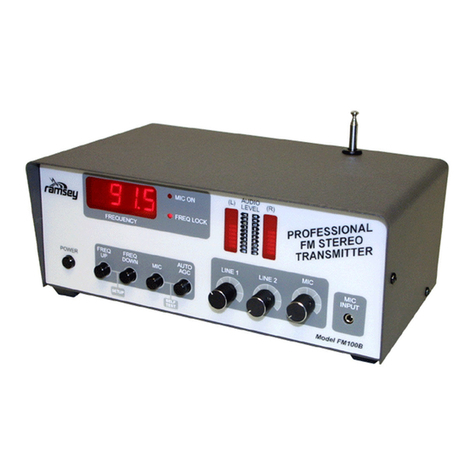 Ramsey Electronics FM100B Manual de usuario Ramsey Electronics FM100B Manual de usuario