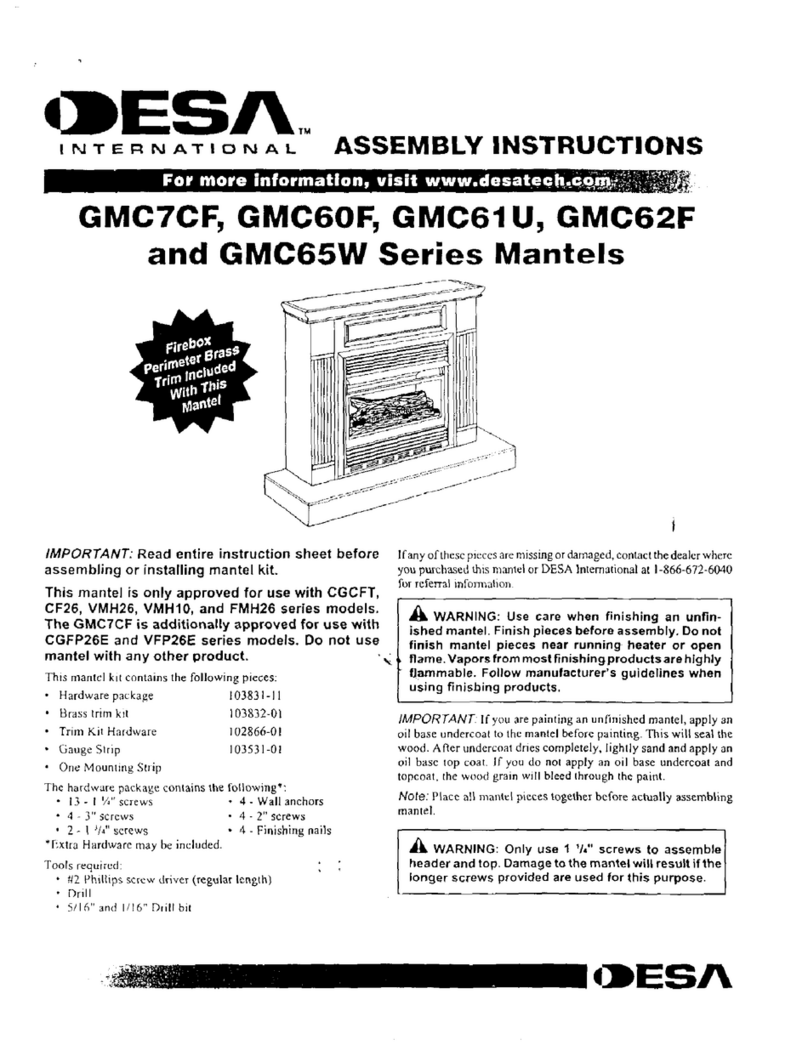 Desa GMC7CF Manual de usuario