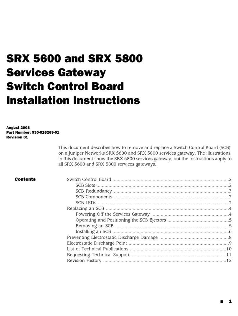 Juniper SRX 5800 Manual de usuario