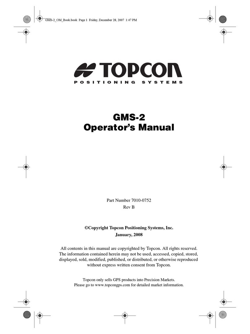 Topcon GMS-2 Manual de usuario