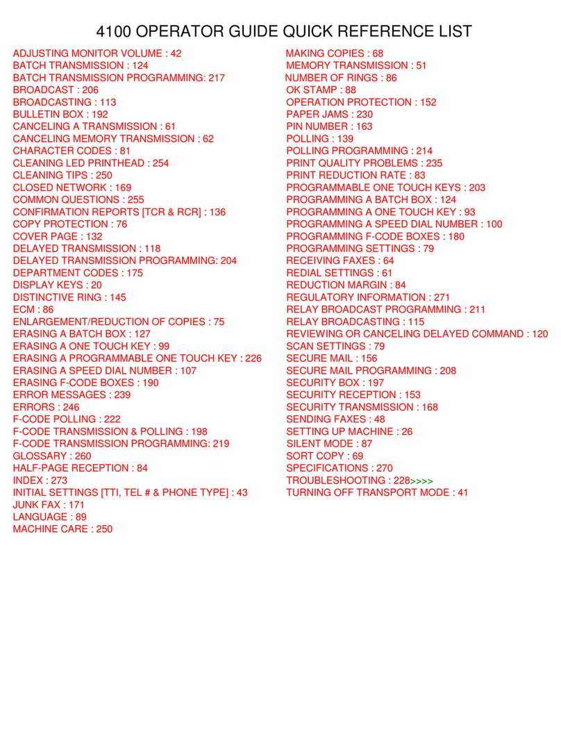 Pitney Bowes 4100 Manual