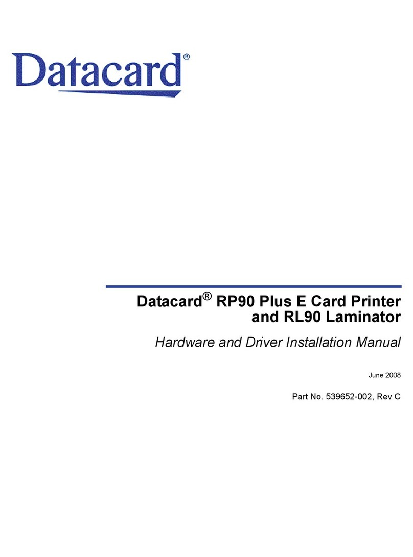 DataCard RP90 PLUS E Instrucciones de montaje
