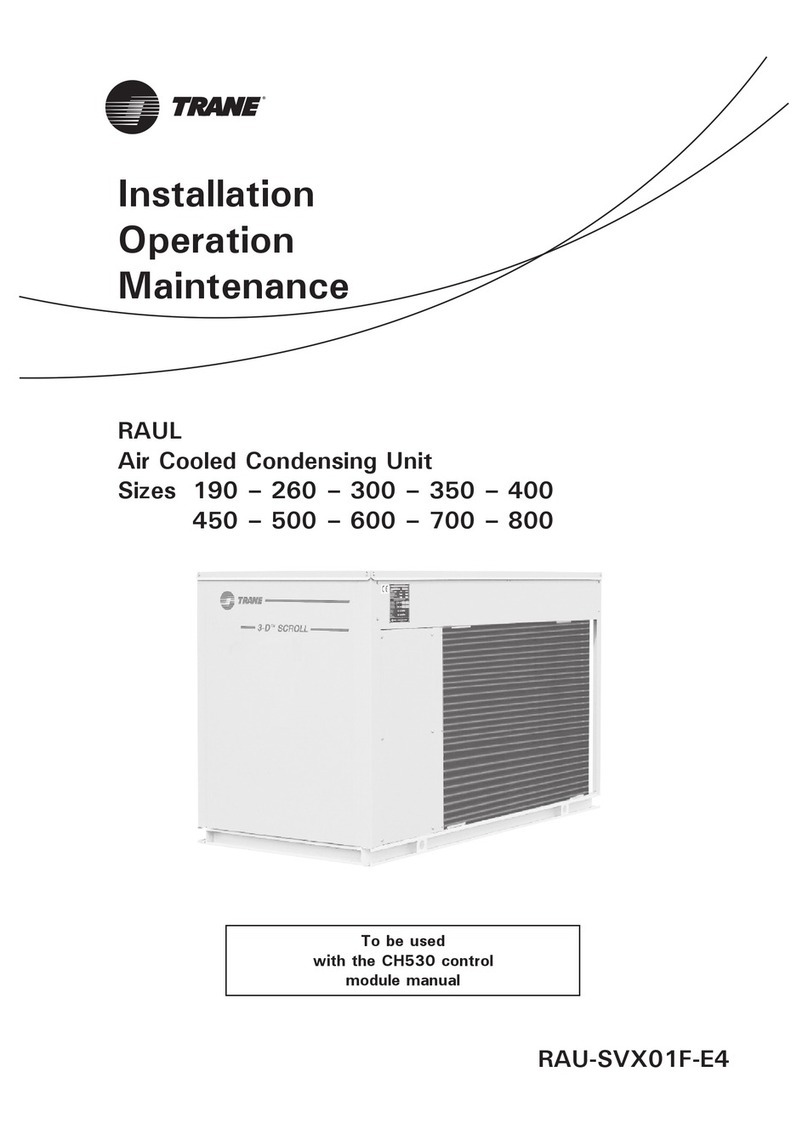 Trane 190 Manual de usuario