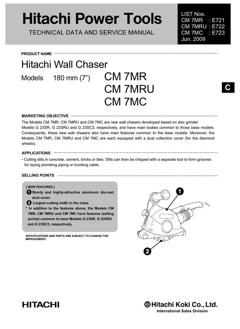 Hitachi CM 7MRU Manual