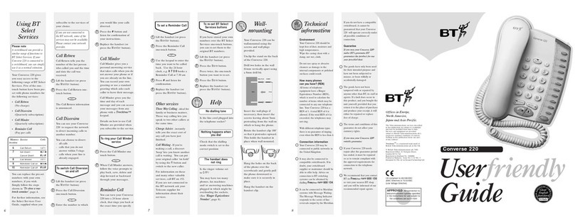 BT Converse 220 Manual de usuario