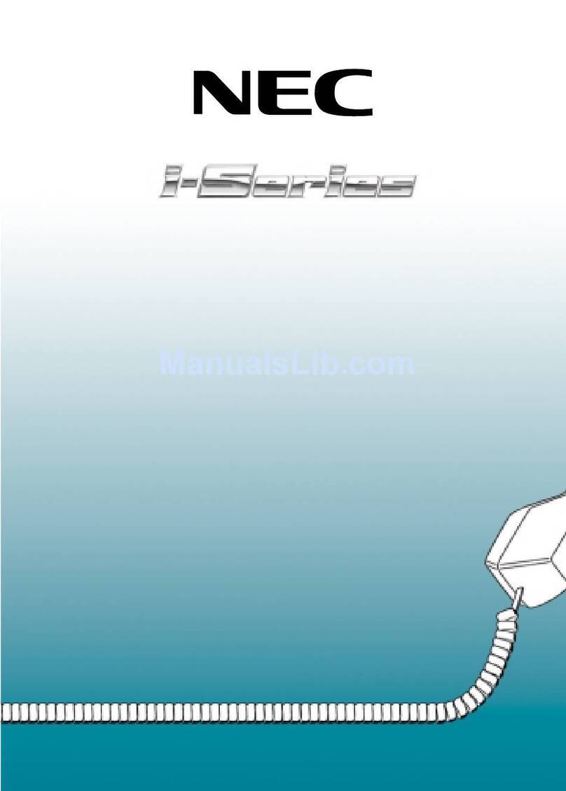 NEC i-Series Manual de usuario