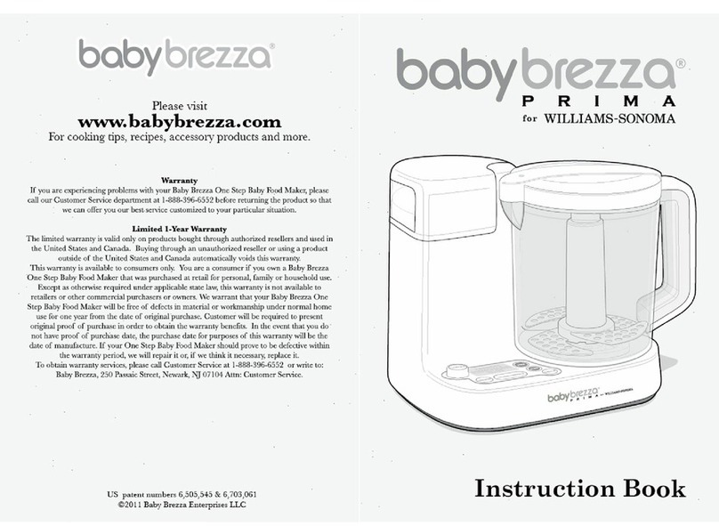 Babybrezza Prima Manual de usuario