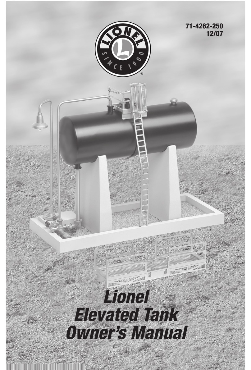 Lionel Elevated Tank Manual de usuario