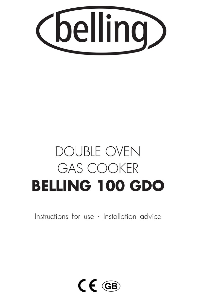 Belling 100 GDO Manual de usuario