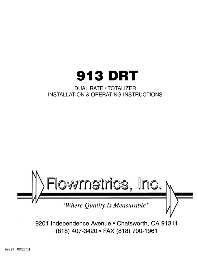 Flowmetrics 913 DRT Manual