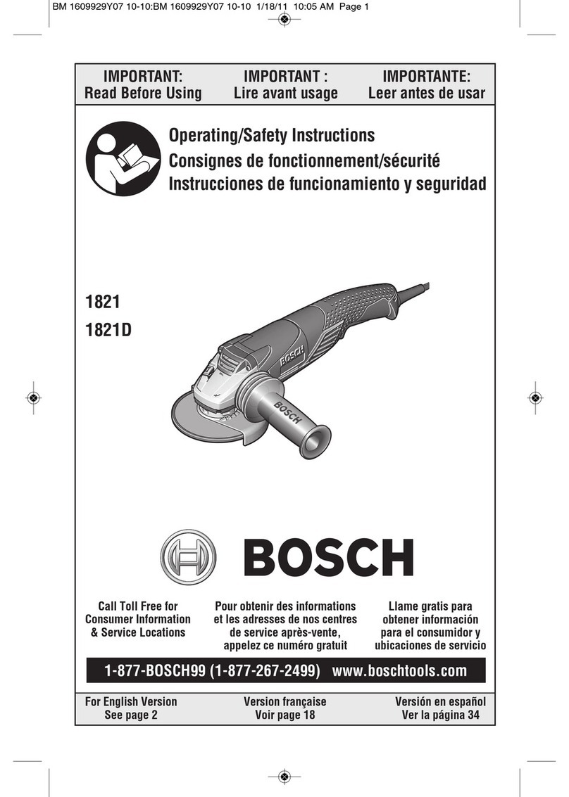 Bosch 1821 Instrucciones de montaje