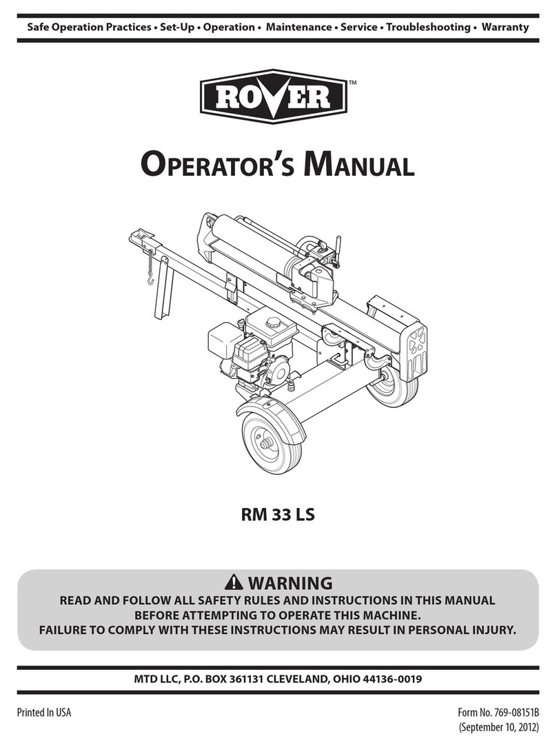 Rover RM 33 LS Manual de usuario