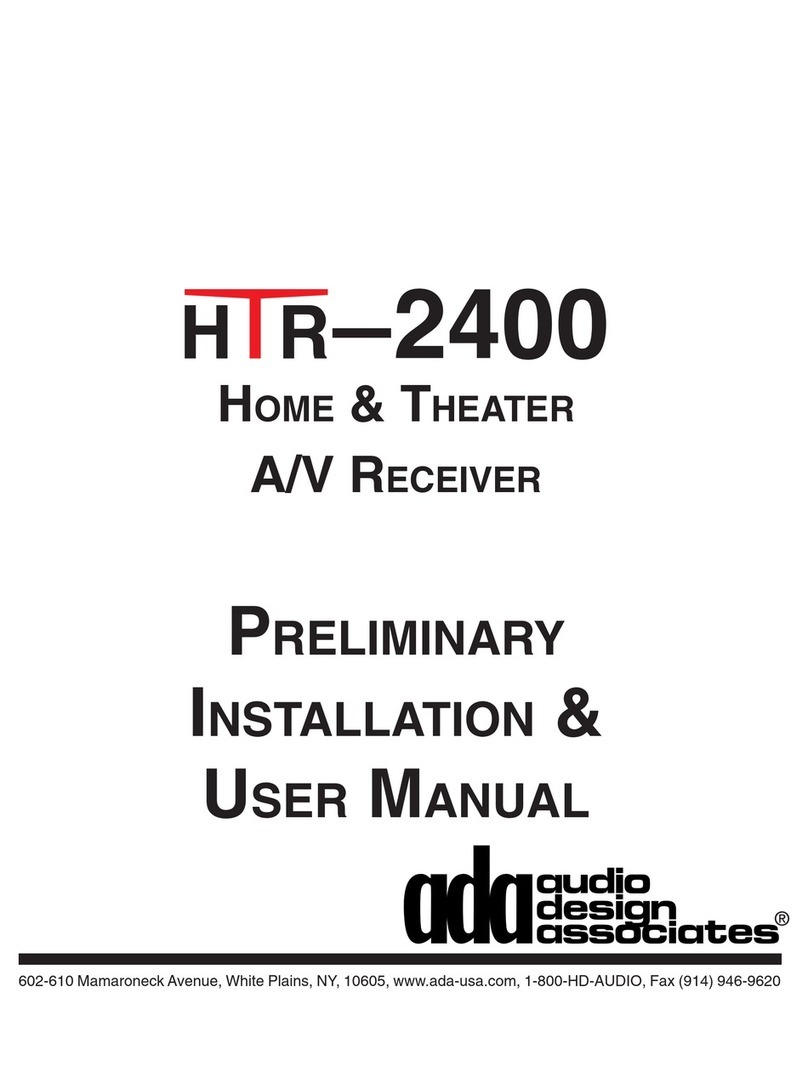 A/DA HTR-2400 Manual de instrucciones