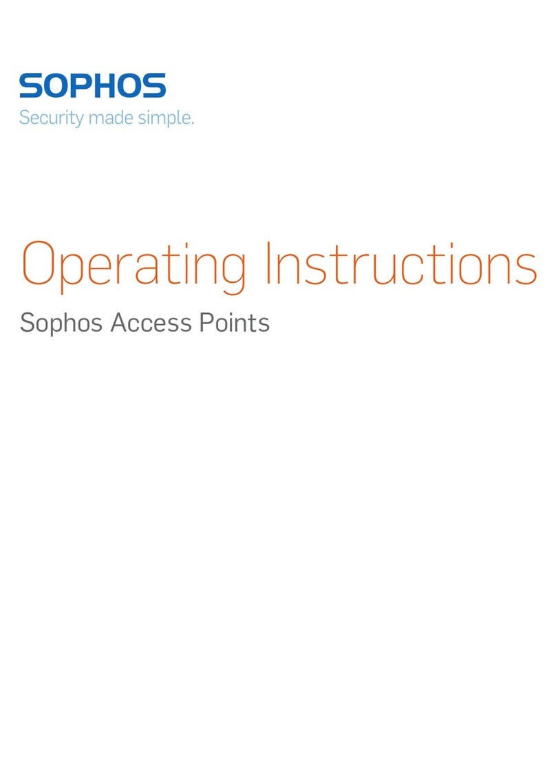 Sophos Access Points Manual de usuario Sophos Access Points Manual de usuario