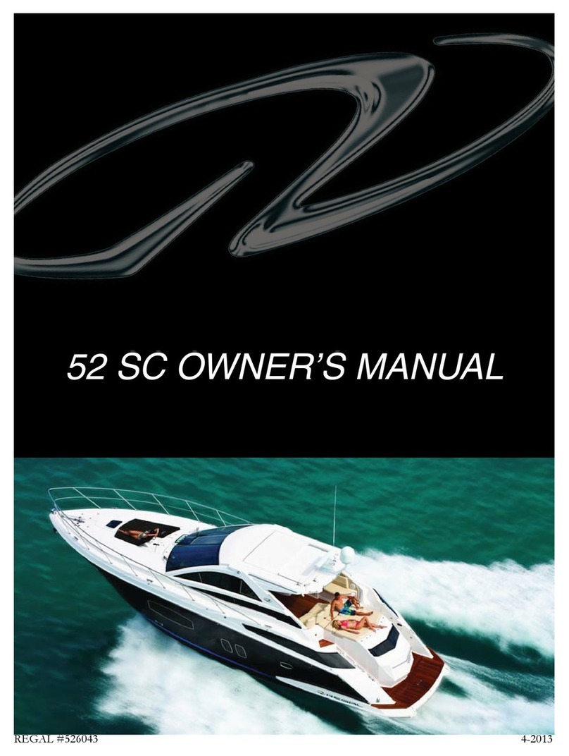 Regal 52 SC Manual de usuario Regal 52 SC Manual de usuario