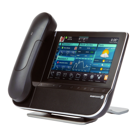Alcatel-Lucent OmniTouch 8082 Manual de usuario Alcatel-Lucent OmniTouch 8082 Manual de usuario
