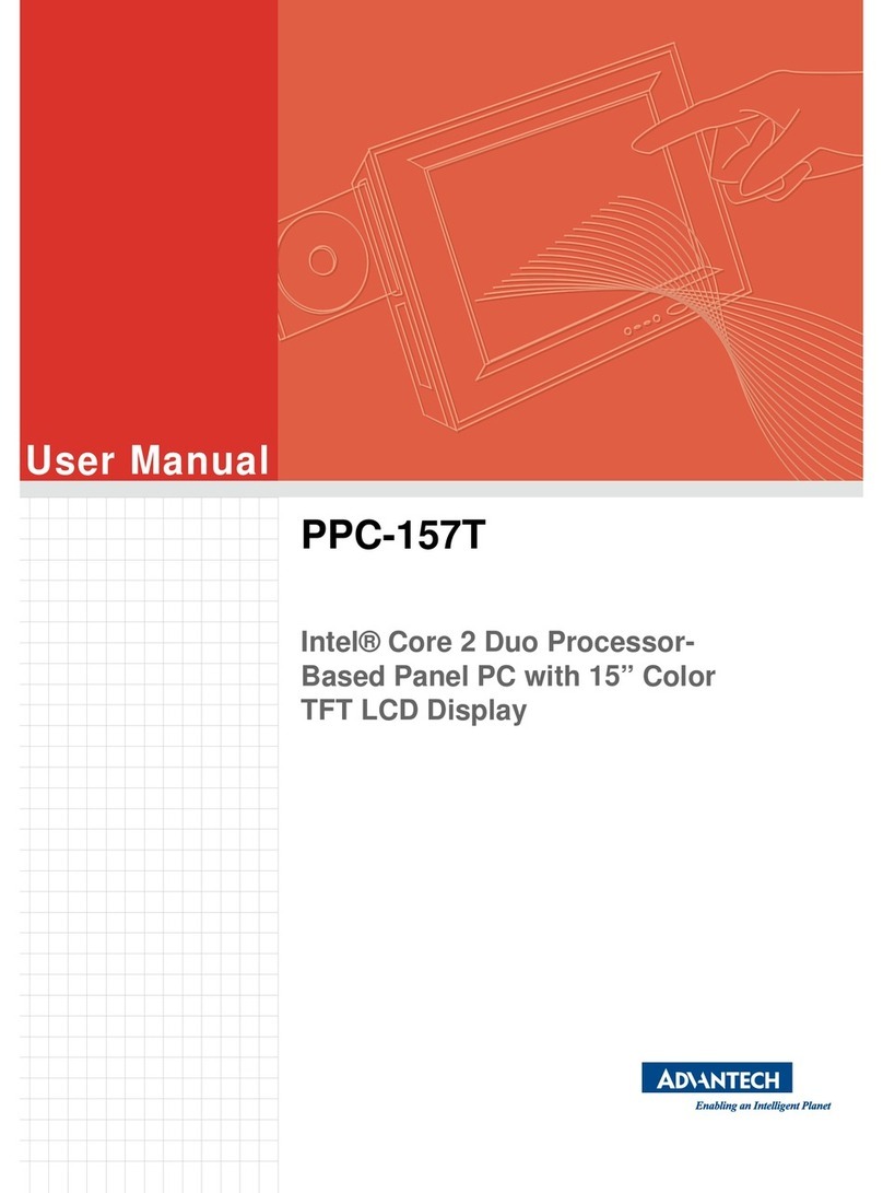 Advantech PPC-157T Manual de usuario Advantech PPC-157T Manual de usuario
