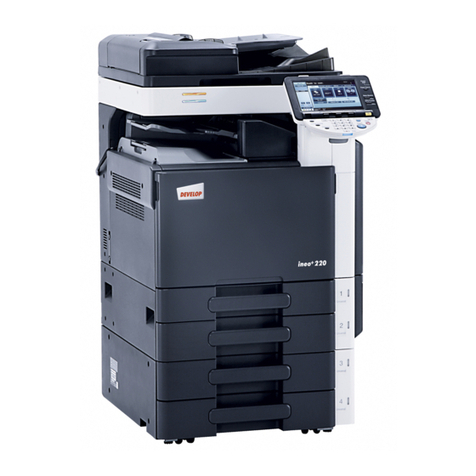 Develop ineo+ 220 Manual de usuario