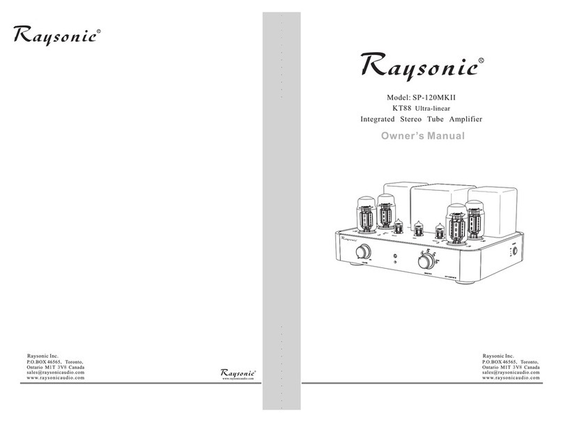 Raysonic SP-120MKII Manual de usuario
