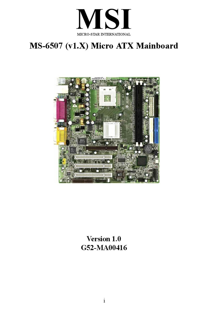 MSI MS-6507 Manual de usuario