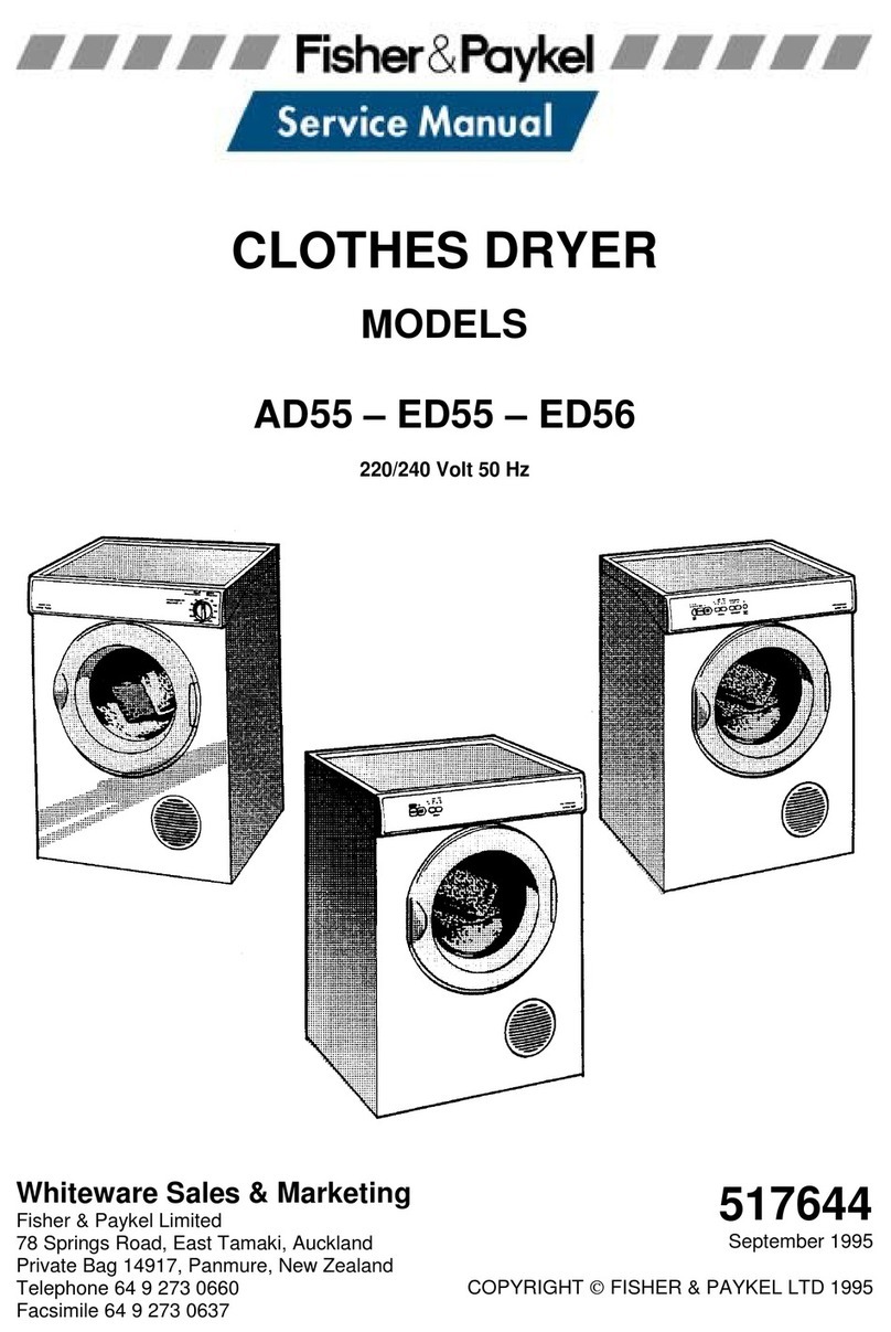 Fisher & Paykel AD55 Series Manual de usuario