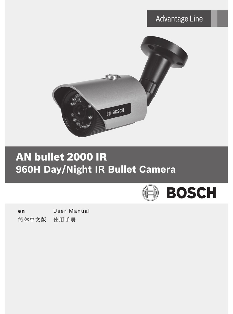 Bosch AN bullet 2000 IR Manual de usuario Bosch AN bullet 2000 IR Manual de usuario