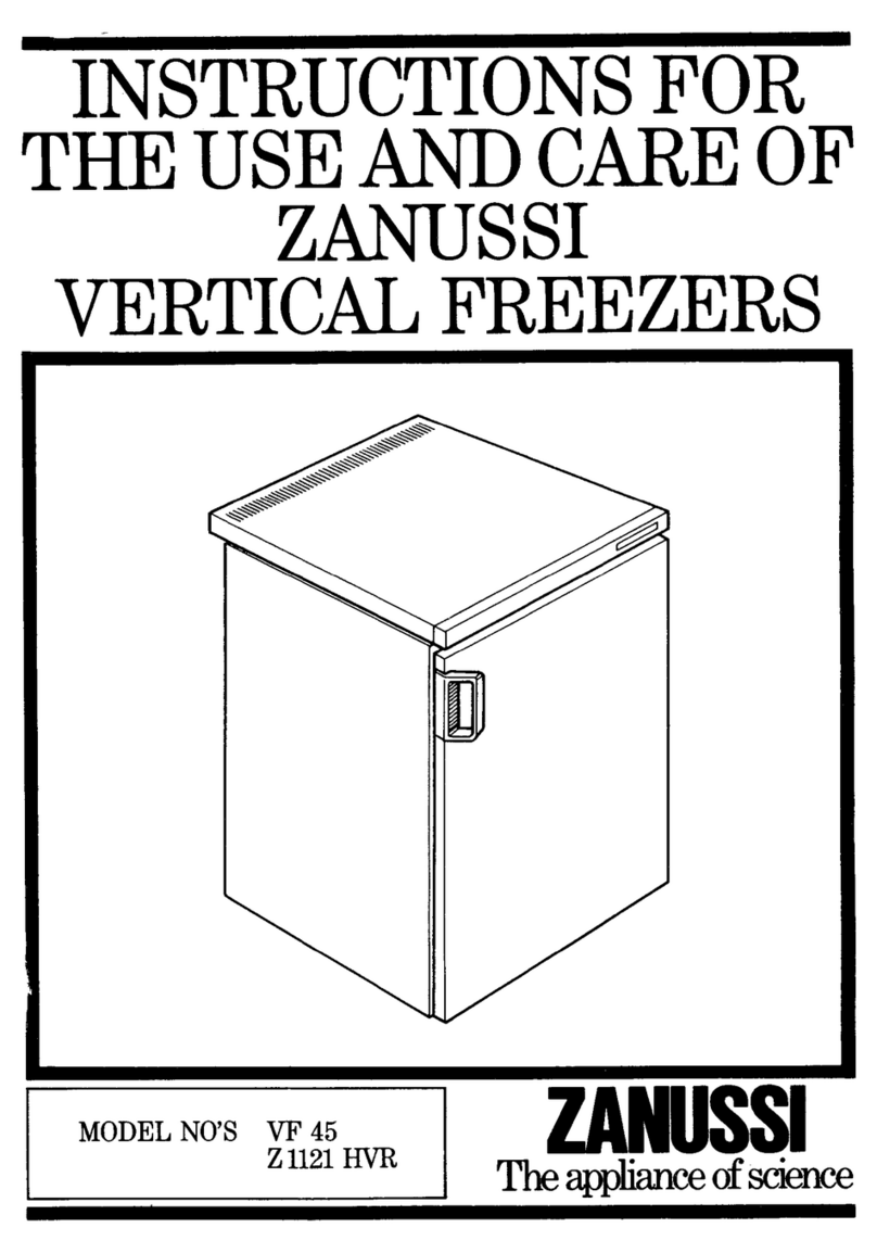 Zanussi VF 45 Guía de referencia rápida