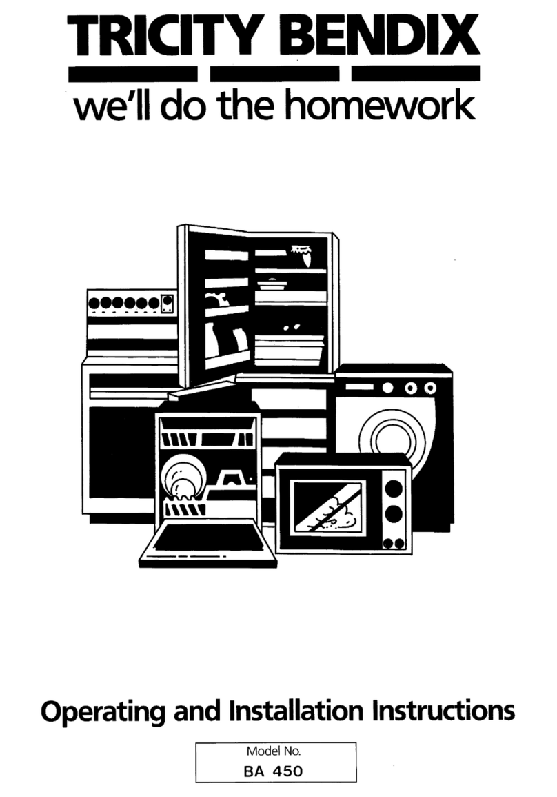 Tricity Bendix BA 450 Manual de usuario