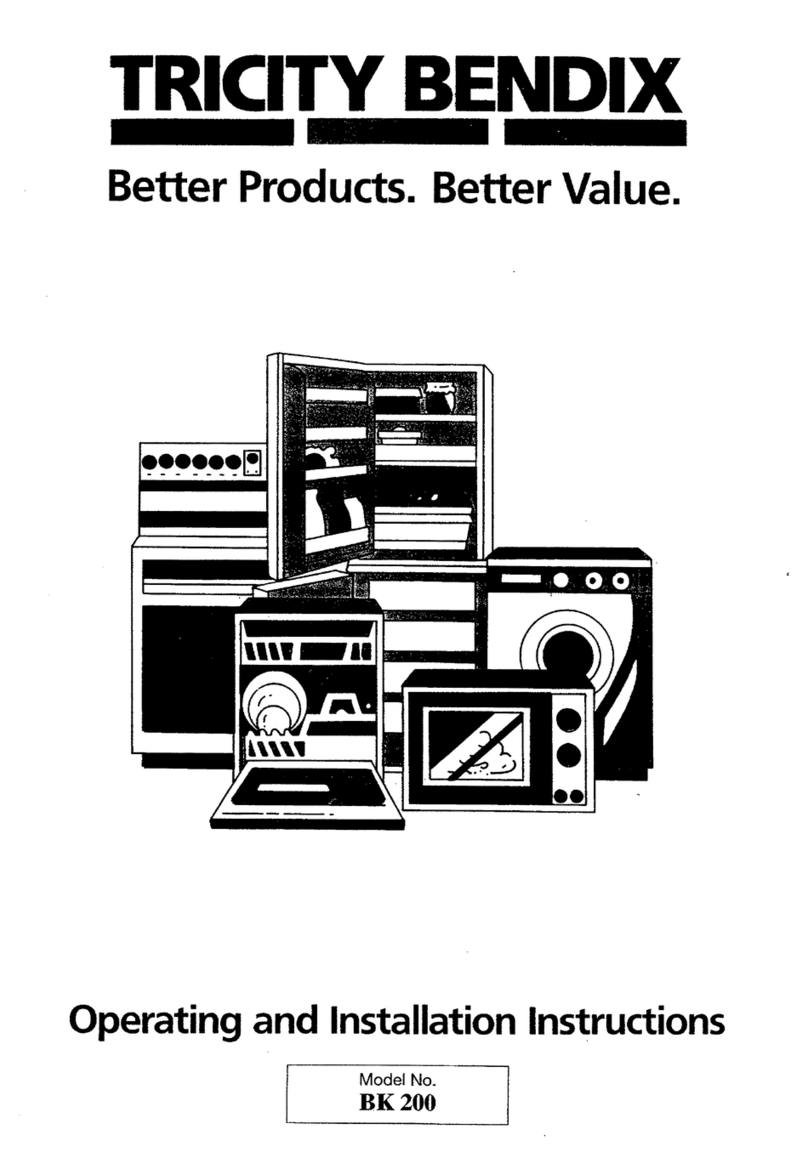 Tricity Bendix BK 200 Manual de usuario